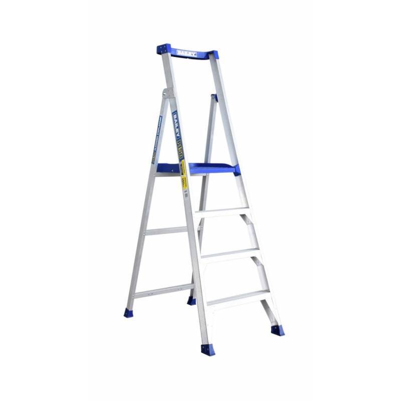 Bailey 150KG 4 Step Platform Ladder 1.2m JOB Station Bailey Ladders