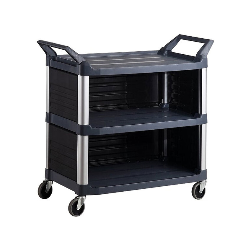 Utility Cart with Enclosed End Panels on 3 Sides