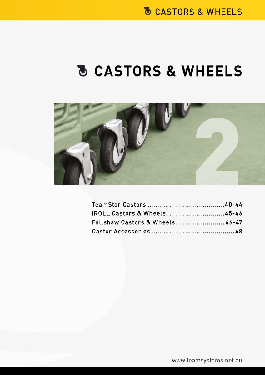 2026 Team Systems Catalogue Castors & Wheels Chapter