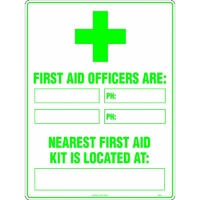 First Aid Information Sign - 300 x 450mm Metal