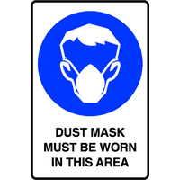 "DUST MASK" Sign - 225 x 300mm