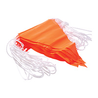 100m Roll Orange Flag Bunting