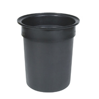215L Plastic Bucket Poly Drum 630 X 920mm - Black