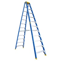 Bailey 150KG 9 Step RFDS Fibreglass Double Sided Ladder