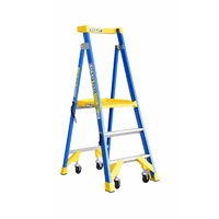 Bailey 170KG 3 Step Fibreglass Platform Ladder 0.90 m