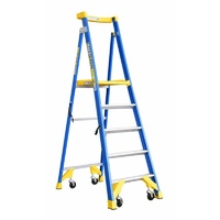 Bailey 170KG 5 Step Fibreglass Platform Ladder 1.50 m