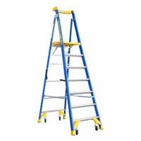 Bailey 170KG 7 Step Fibreglass Platform Ladder 2.03 m