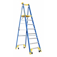 Bailey 170KG 8 Step Fibreglass Platform Ladder 2.32 m