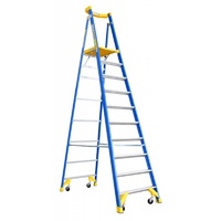 Bailey 170KG 10 Step Fibreglass Platform Ladder 2.91 m