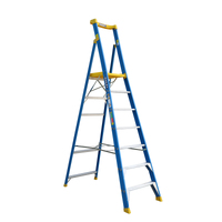 Bailey 7 Step 170Kg Fibreglass Platform Step Ladder