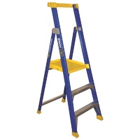 Bailey 3 Step 150Kg Fibreglass Platform Ladder - JOB Station