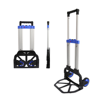 70Kg Rated Aluminium Foldable Hand Truck Trolley