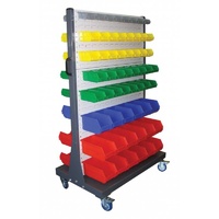 Mobile Parts Feeder Trolley - Louvre Panel Trolley