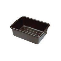 25L Plastic Durable Utility Bin - Black