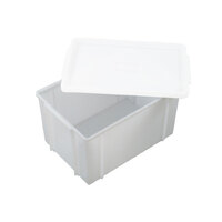 42L Plastic Storage Container - Food Grade - White - 520 X 350 X 280mm