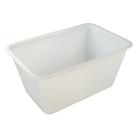 200L Plastic Nesting Tub - 990 x 660 x 470mm - White