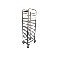 Gastronorm Racking Trolley Stainless Steel - 17 Trays 