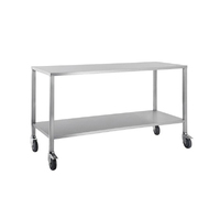 Stainless Medical Steel Trolley - 800 x 500 x 900(H)mm 