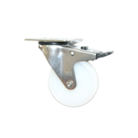 150kg Rated M Stainless Steel Series Castor - 75mm - Swivel Plate