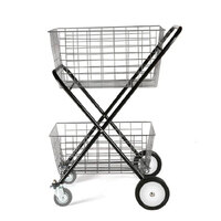 Foldable Shopping Trolley - Double Baskets