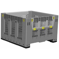 750L Plastic Vented Bulk Bin / Mega Bin - 350KG Capacity