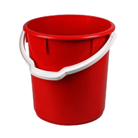 22L Plastic Bucket 360 X 360mm - Red