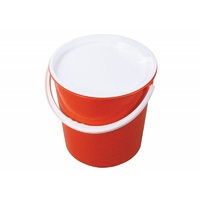 13L Plastic Bucket - 300 x 295mm - Red