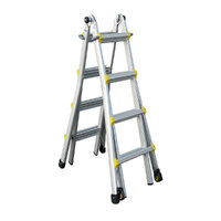 INDALEX 16 Step Aluminium  Multi-Purpose Ladder - 150kg