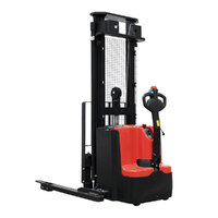 4m Lift Height - Electric Stacker Lithium Power Heavy Duty 1600KG - with Side Shift