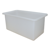 1500L Plastic Poly Rectangular Tank - 2030 x 860 x 1065mm - White