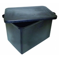 345L Plastic Poly Rectangular Tank - 1030 x 820 x625mm -Black