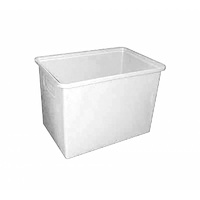 130L Plastic Poly Tank - 718 x 493 x 520mm - White