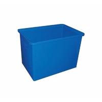 130L Plastic Poly Tank - 718 x 493 x 520mm - Blue