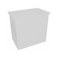 170L Plastic Poly Tank - 680 x 440 x 650mm - White