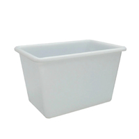 500L Plastic Poly Tank - 1100 x 720 x 740mm - White