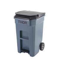 190 Litre THOR Step-On Roll-out Bin - Grey