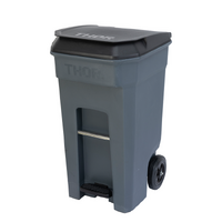 240 Litre THOR Step-On Roll-out Bin - Grey