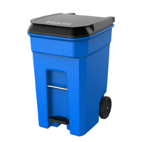 360 Litre THOR Step-On Roll-out Bin - Blue