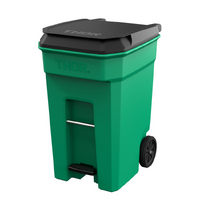 360 Litre THOR Step-On Roll-out Bin - Green
