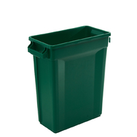 60L SVELTE Slimline Rectangular Plastic Bin - Green