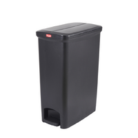 50 Litre Svelte Step-On Bin - Black