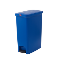 50 Litre Svelte Step-On Bin - Blue