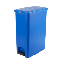 68 Litre Svelte Step-On Bin - Blue