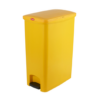 68 Litre Svelte Step-On Bin - Yellow