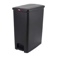 90 Litre Svelte Step-On Bin - Black