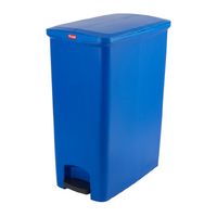 90 Litre Svelte Step-On Bin - Blue