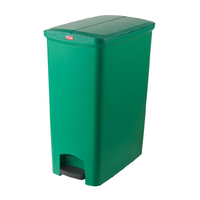 90 Litre Svelte Step-On Bin - Green