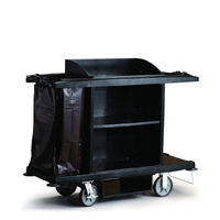 GRANDMAID Housekeeping Cart - Black