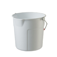 13L Round Bucket - White