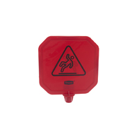 Safety Cone Signs 29.6 x 26.2 x 5.5 cm - Red